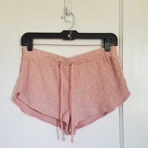 Fuzzy Booty Shorts in light pink